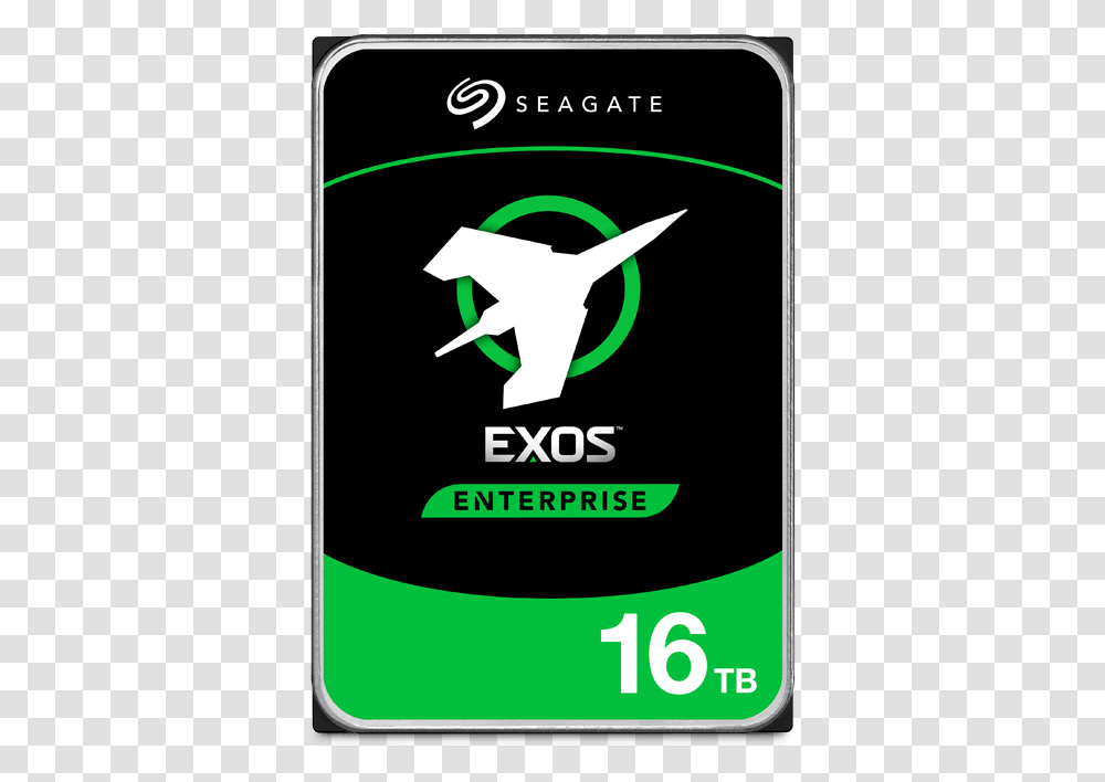 Exos X16 7200 Rpm Sata 6gbs Seagate Exos, Recycling Symbol, Bottle, Logo Transparent Png