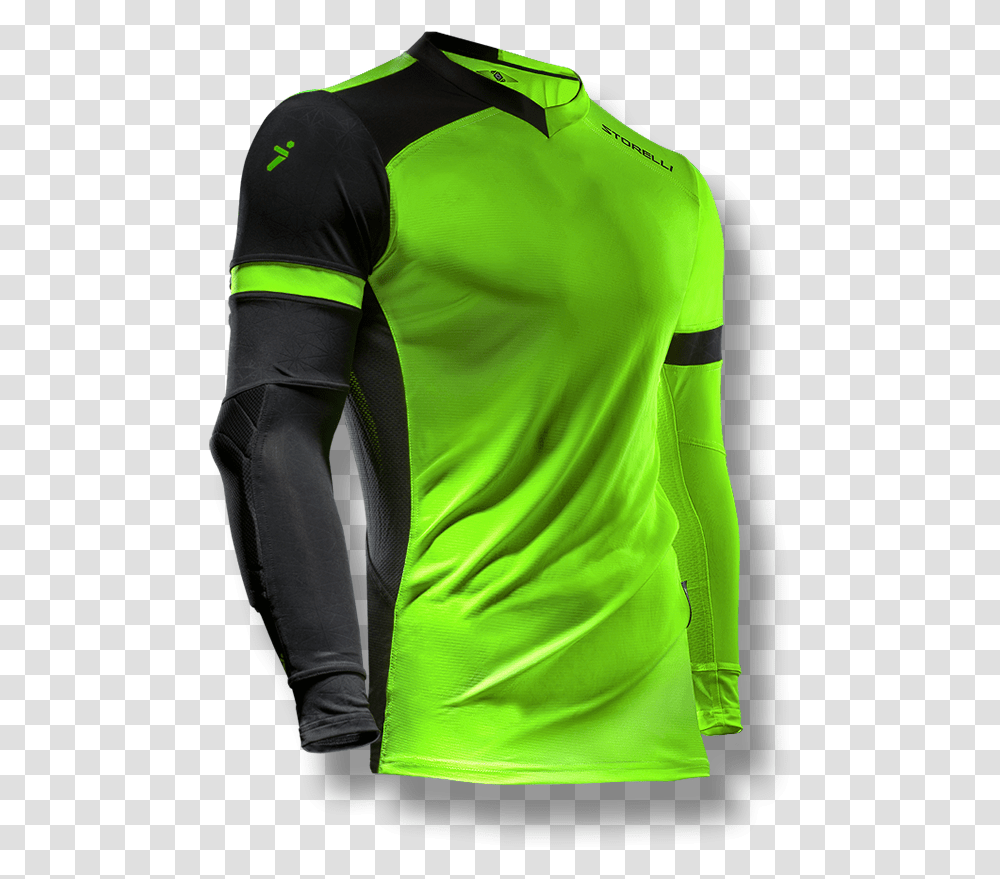 Exoshield Gladiator Jersey Kepa Verde Keeper Jersey, Sleeve, Long Sleeve, Shirt Transparent Png