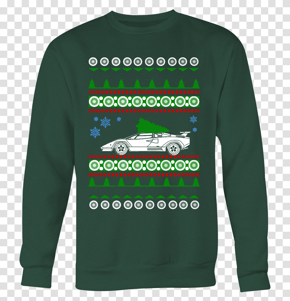Exotic Car Ugly Christsmas Sweater Hoodie And Long Lamborghini Christmas Sweater, Sleeve, Apparel, Long Sleeve Transparent Png