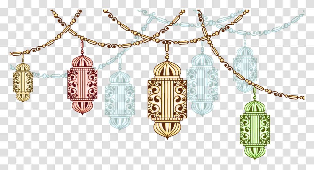 Exotic Fasting Chandeliers Ramadan Vector In Drawing Free Vector Ramadan, Accessories, Accessory, Jewelry, Earring Transparent Png