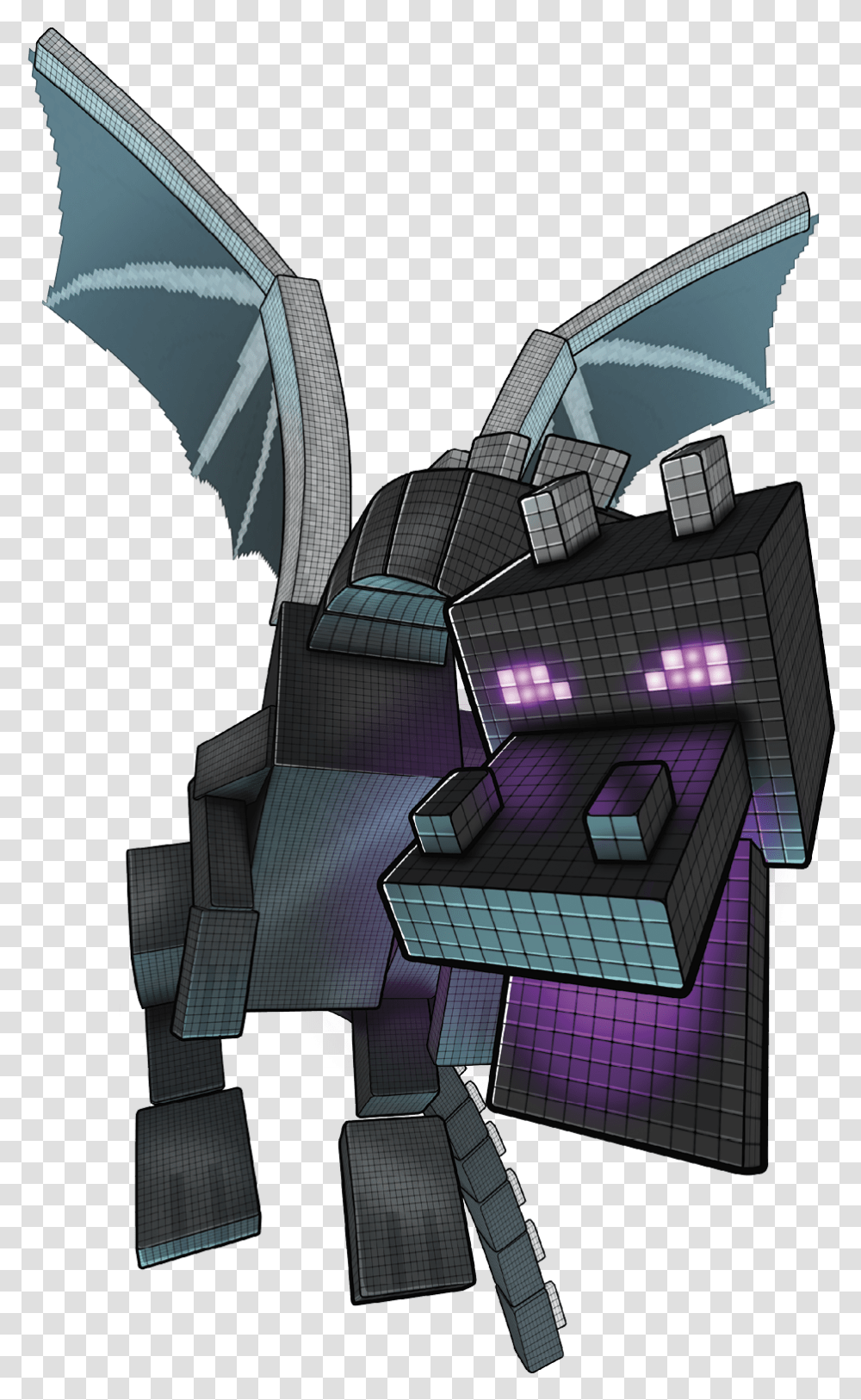 Expanded Creature Entries Minecraft Ender Dragon Clipart, Statue, Sculpture, Mammal, Animal Transparent Png