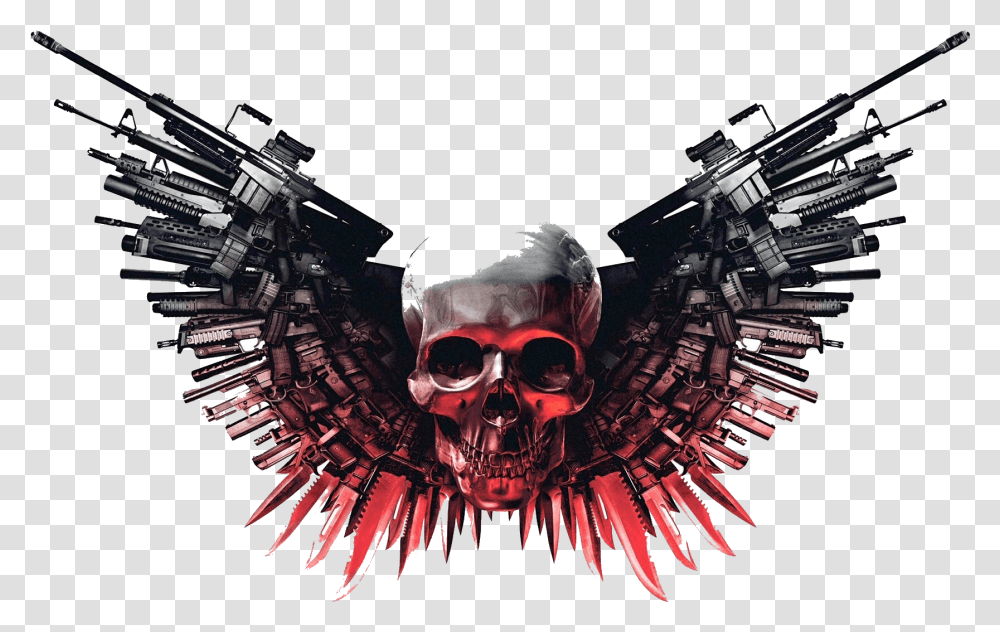 Expendables Skull, Sunglasses, Head, Poster, Advertisement Transparent Png