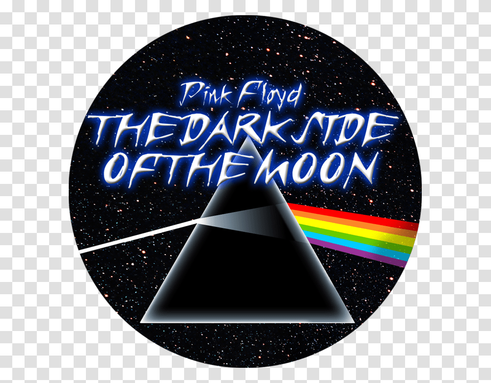 Experience Dark Side Of The Moon At The Hmns Planetarium Dark Side Of The Moon, Disk, Triangle, Dvd Transparent Png