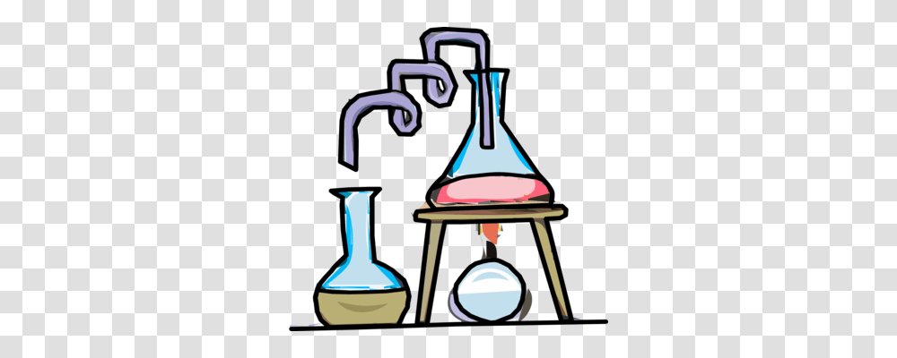 Experiment Laboratory Flasks Chemistry Science, Lamp, Tabletop, Furniture, Indoors Transparent Png