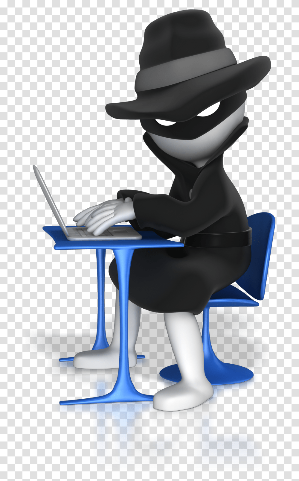 Expert Clipart Computer Thief Clipart, Person, Chair, Furniture, Sitting Transparent Png