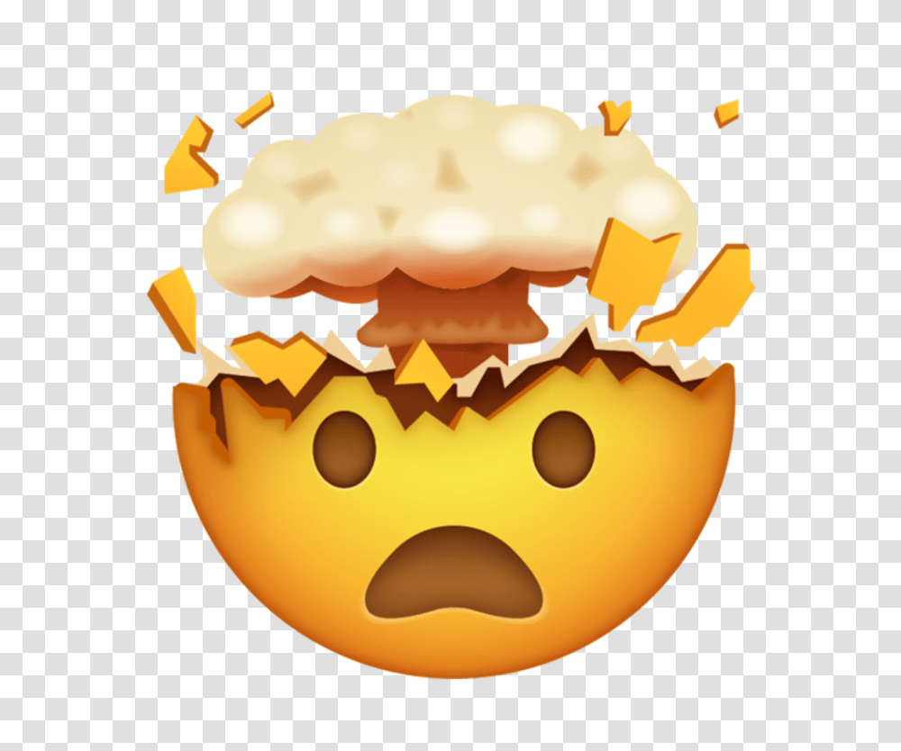 Exploding Face Emoji Exploding Head Emoji, Sweets, Food, Birthday Cake, Dessert Transparent Png
