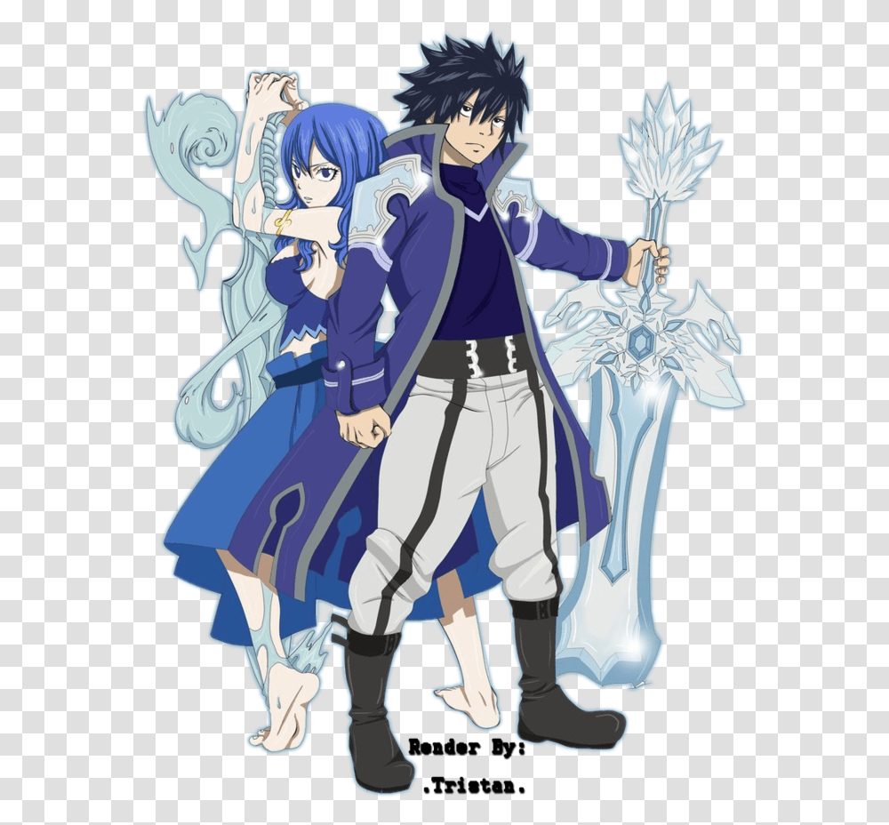 Explore Gray Fairy Tail And More Fairy Tail Gray And Juvia Render, Comics, Book, Manga, Person Transparent Png