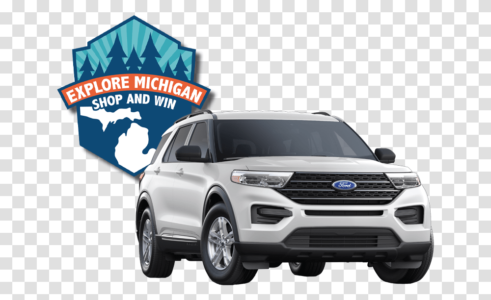 Explore Michigan Ford Explorer 2021 Blanca, Car, Vehicle, Transportation, Automobile Transparent Png