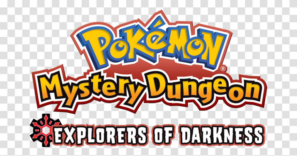 Explorers Of Darkness Logo En From The Official Artwork Pokemon Mystery Dungeon, Food, Candy, Crowd, Skin Transparent Png