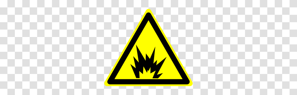 Explosion Clip Art For Web, Triangle, Sign, Road Sign Transparent Png