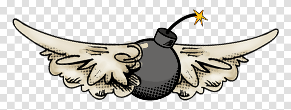 Explosion Clipart Kaboom Flying Bomb Clip Art, Label, Weapon, Pottery Transparent Png