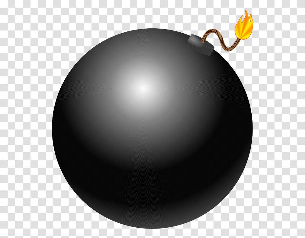 Explosion Clipart Ww1 Bomb Cannon Ball, Sphere, Lamp Transparent Png