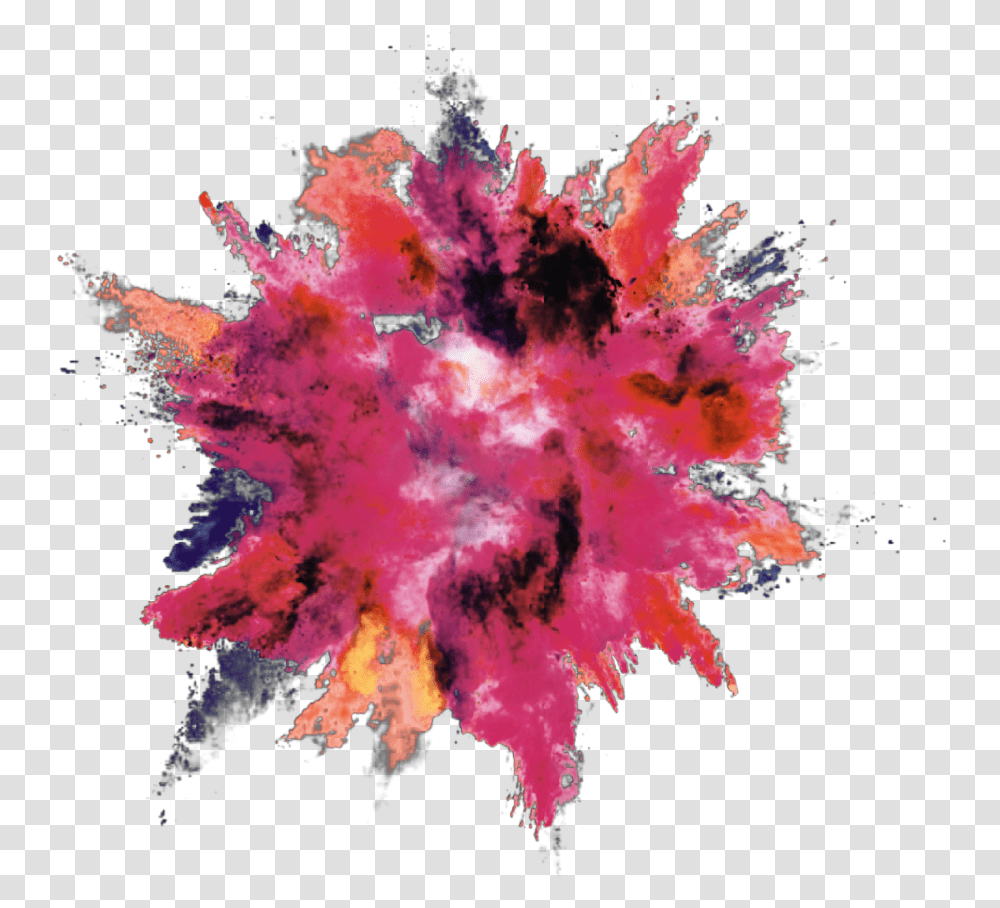 Explosion Color Powder Dust Background Dust Explosion, Ornament, Pattern, Fractal Transparent Png