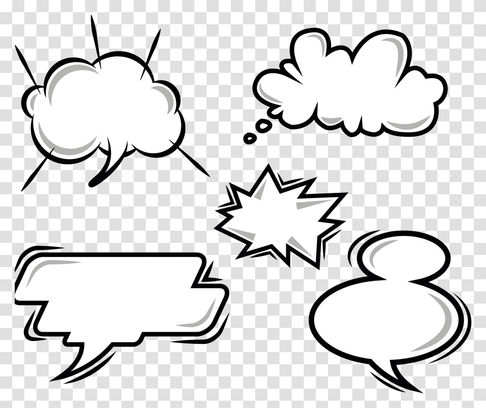 Explosion Comics Balloon Vector Speech Dialog Cartoon Comics Cloud, Stencil, Star Symbol Transparent Png