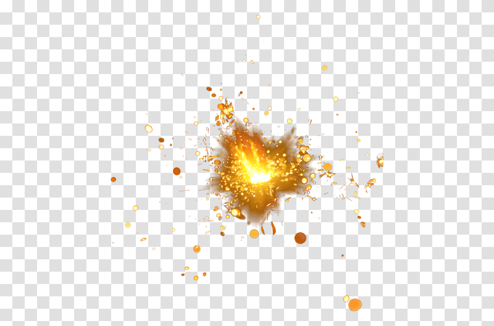 Explosion Effect Fire Flames Tumblr Ftestickers Chispas De Fuego, Outdoors, Nature, Fireworks, Night Transparent Png