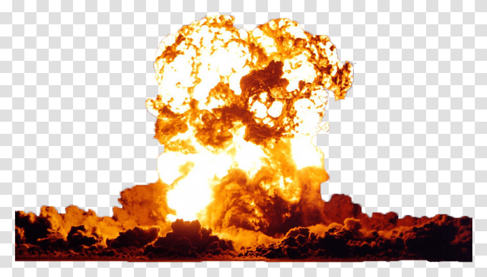 Explosion File Download Free Nuclear Explosion, Bonfire, Flame, Outdoors, Nature Transparent Png