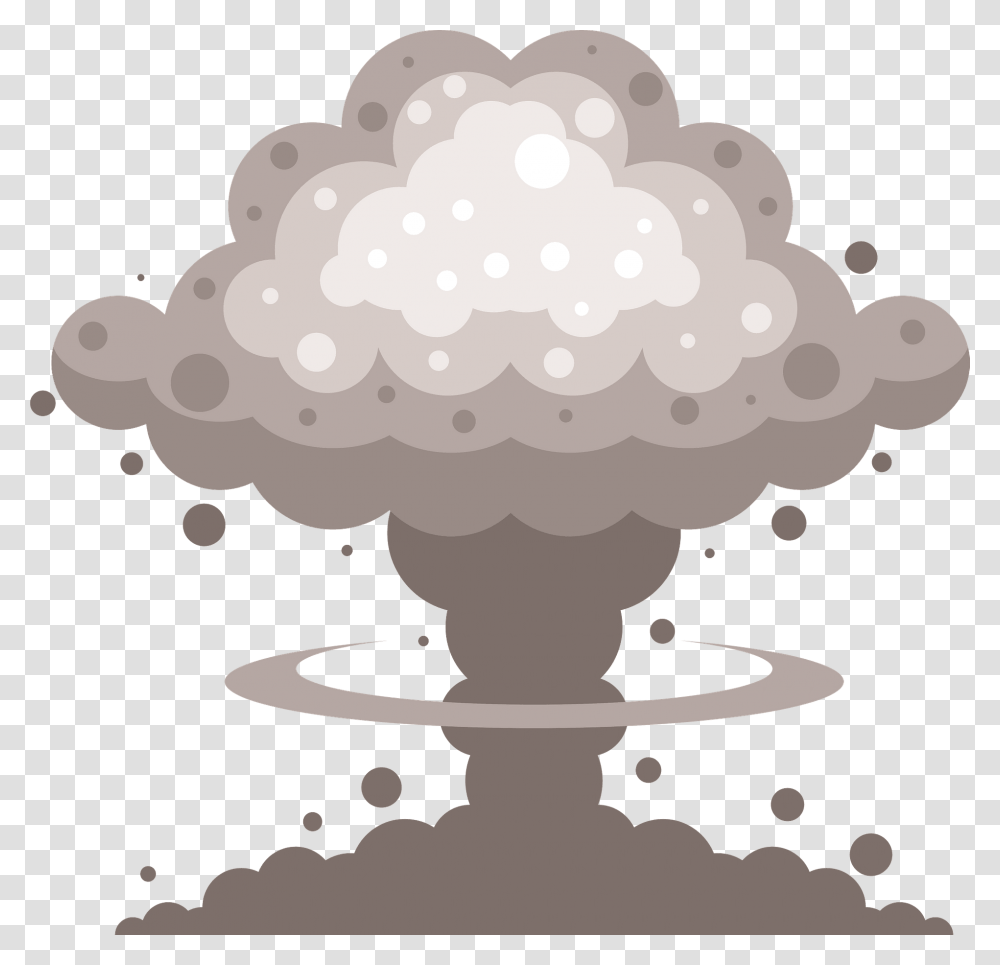 Explosion Mushroom Cloud Clipart Free Download Illustration, Nuclear, Plant, Flower, Rug Transparent Png