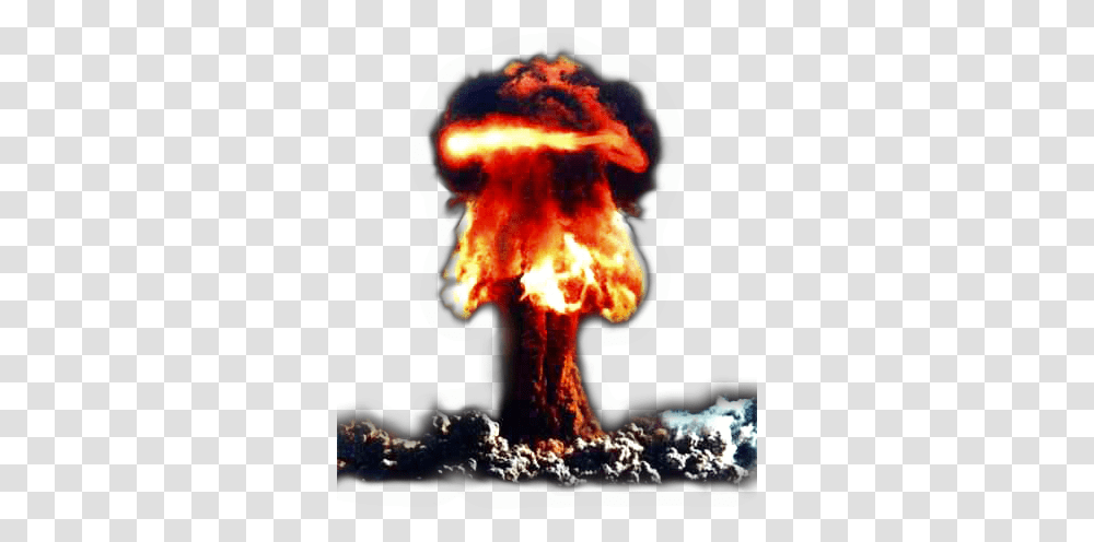 Explosion Nuclear Freetoedit Background Nuclear Explosion, Bonfire, Flame, Nature, Outdoors Transparent Png