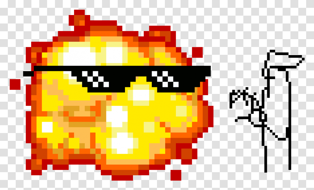 Explosion Pixel Art, Pac Man Transparent Png
