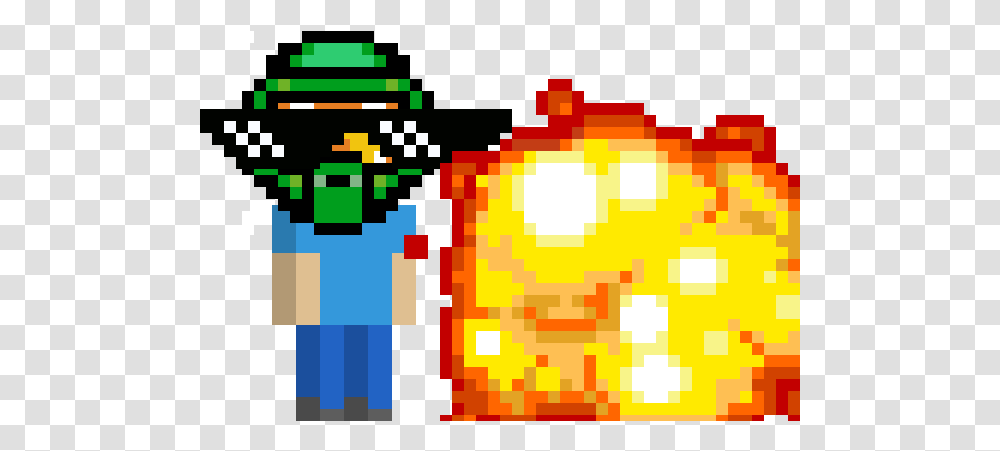 Explosion Pixel Art, Rug, Super Mario, Pac Man Transparent Png
