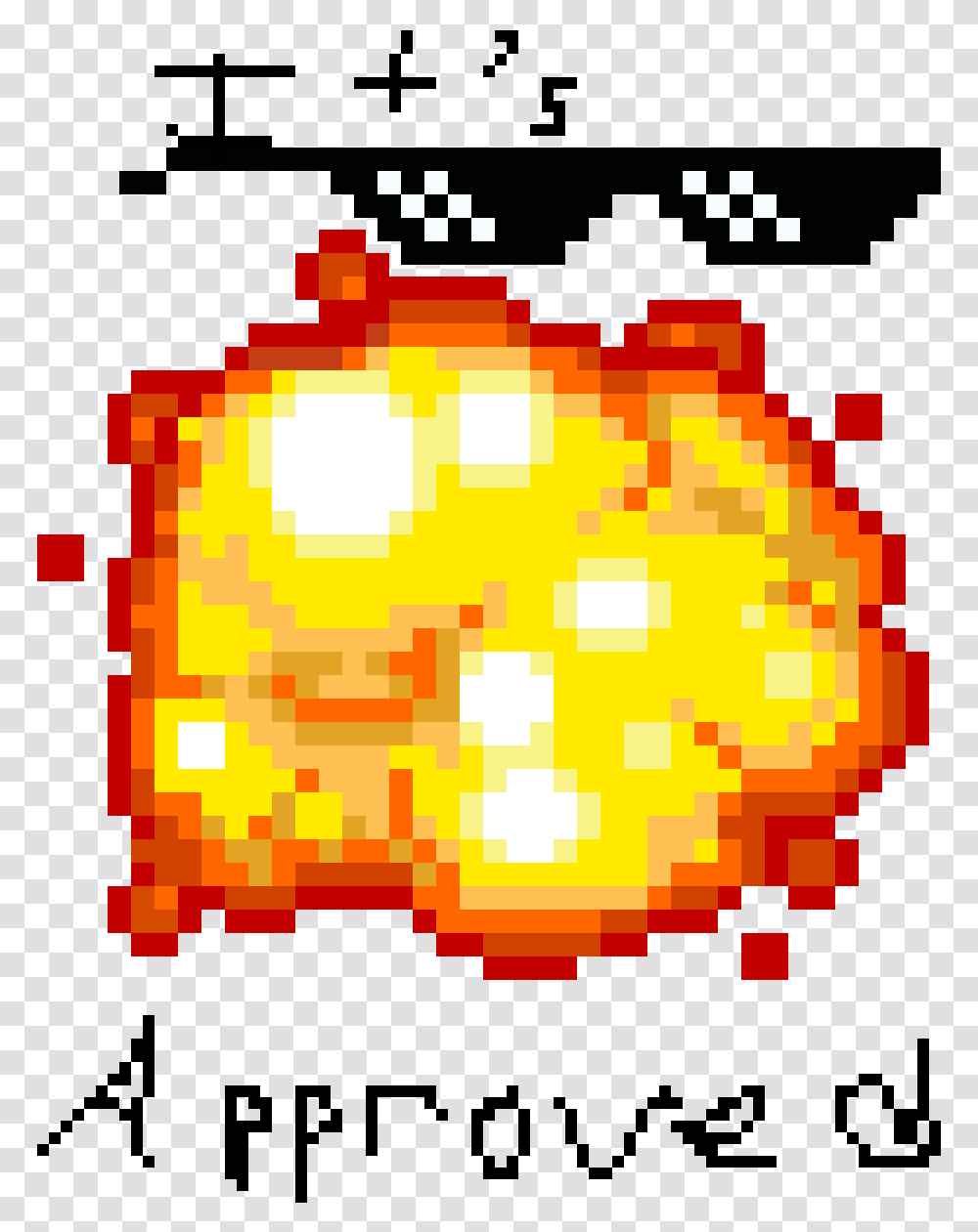 Explosion Pixel Art, Food, Sweets, Confectionery Transparent Png