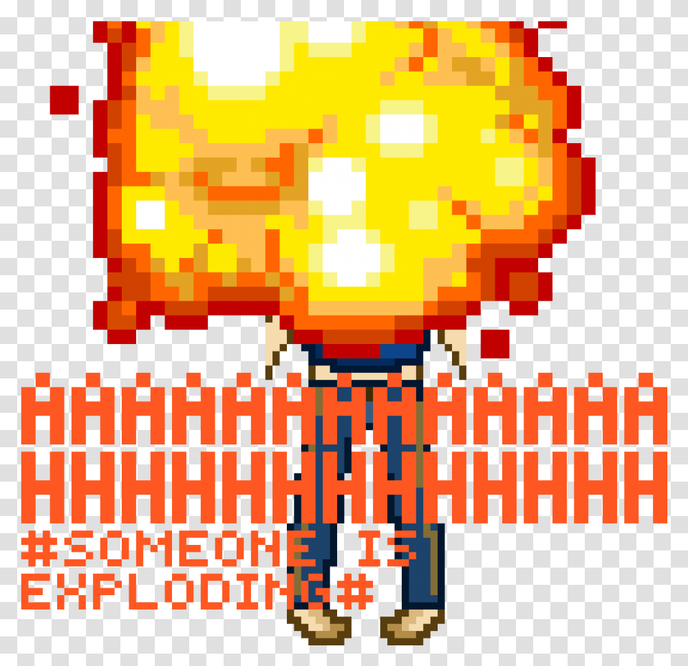 Explosion Pixel Art, Poster, Advertisement, Pac Man Transparent Png
