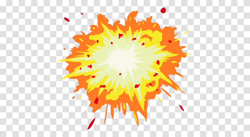 Explosion, Weapon, Floral Design Transparent Png