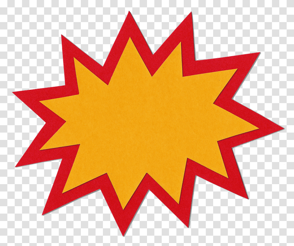 Explosionbang Shape Representing The Big Bang Bang Shape, Leaf, Plant, Star Symbol Transparent Png