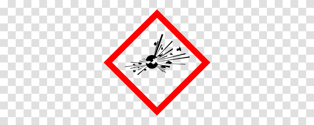 Explosive Symbol, Road Sign, Triangle, Stopsign Transparent Png