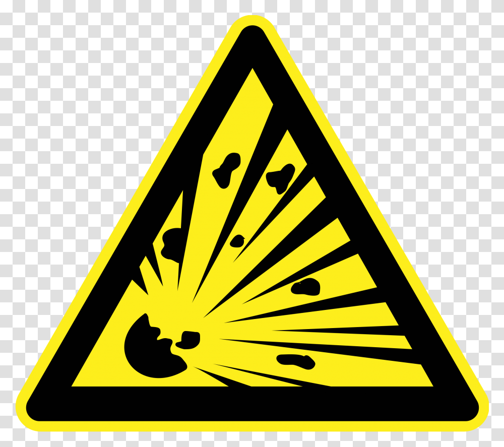 Explosive Material Warning Sign Icons, Triangle, Road Sign, Star Symbol Transparent Png