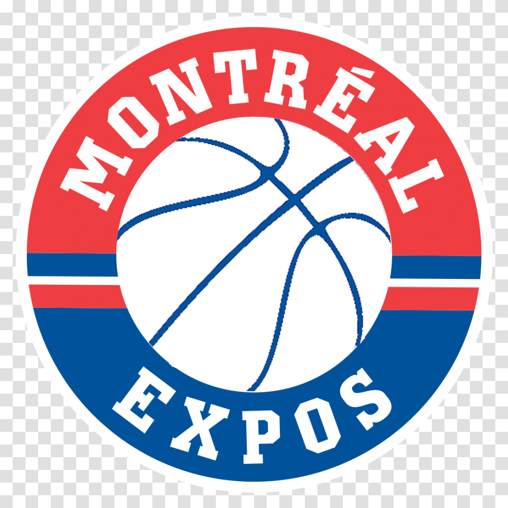 Expos Basketball Montreal Expos Nba Logo, Symbol, Trademark, Text, Label Transparent Png