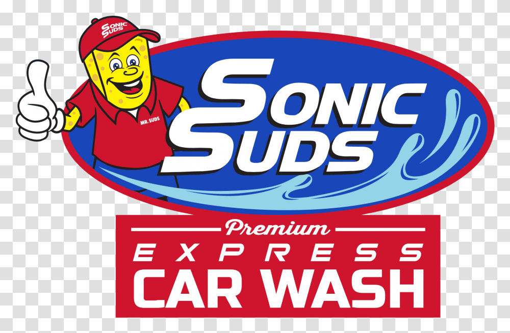Express Car Wash Sonic Suds Car Wash, Advertisement, Poster, Flyer, Paper Transparent Png