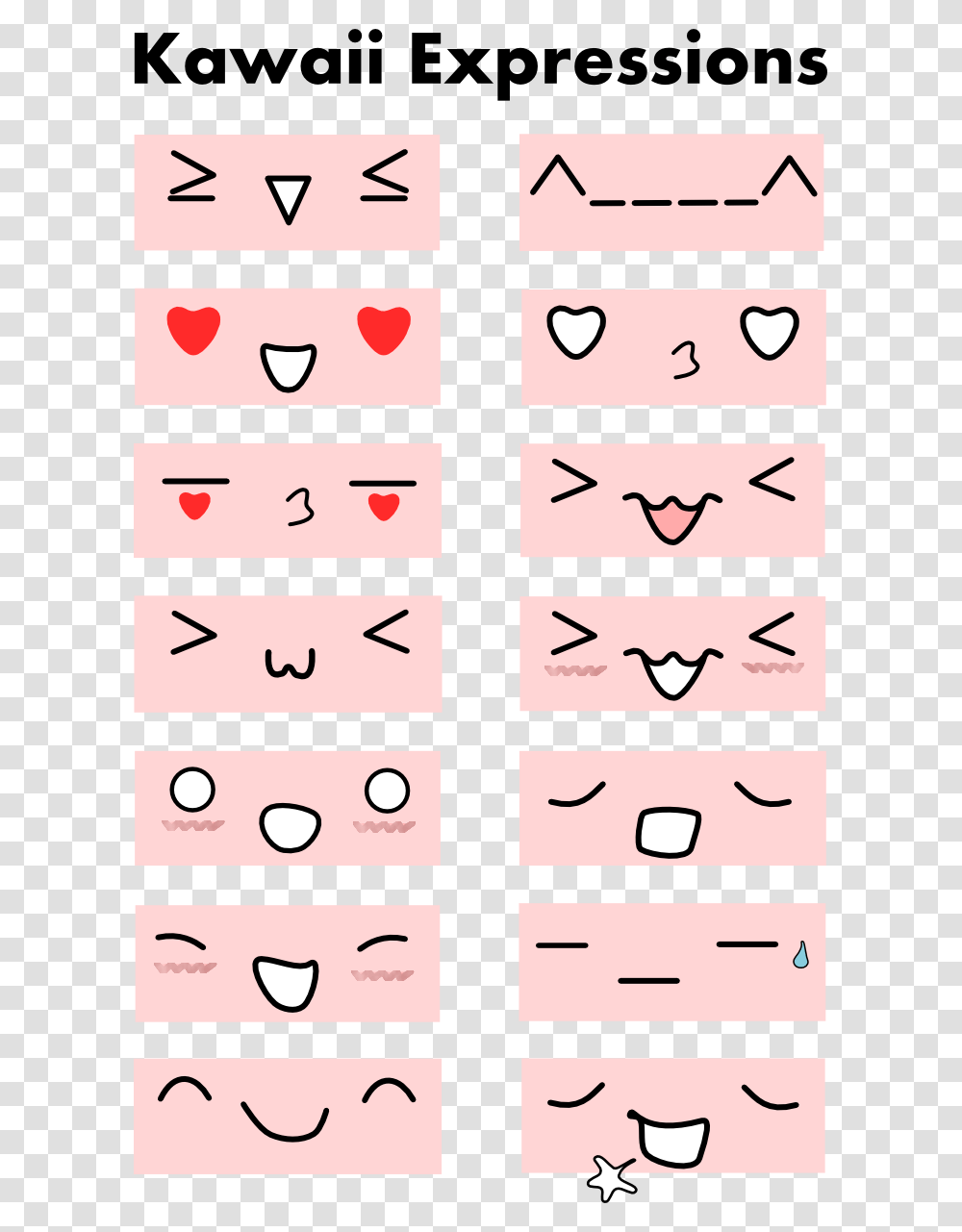 Expresses Kawaii, Label, Alphabet, Number Transparent Png