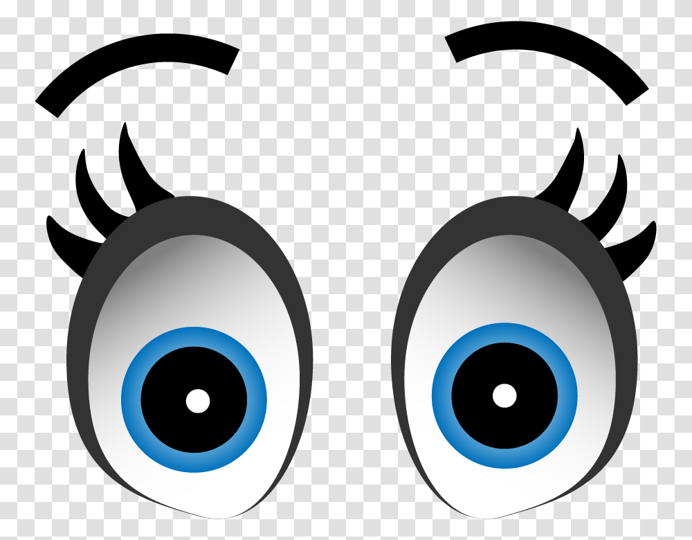 Expression Cartoon Eyes With Background Cartoon Eyes Background, Electronics, Tape, Camera Transparent Png