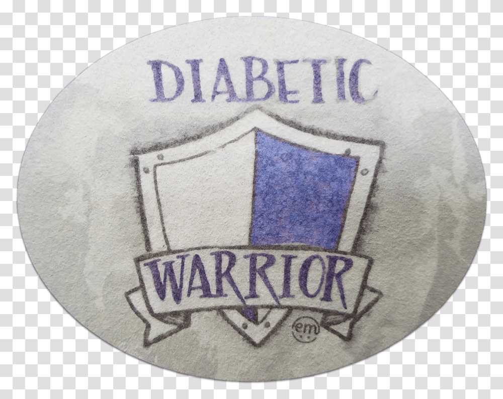 Expressionmed Diabetic Warrior Enliteguardian Tape Badge, Logo, Trademark, Emblem Transparent Png