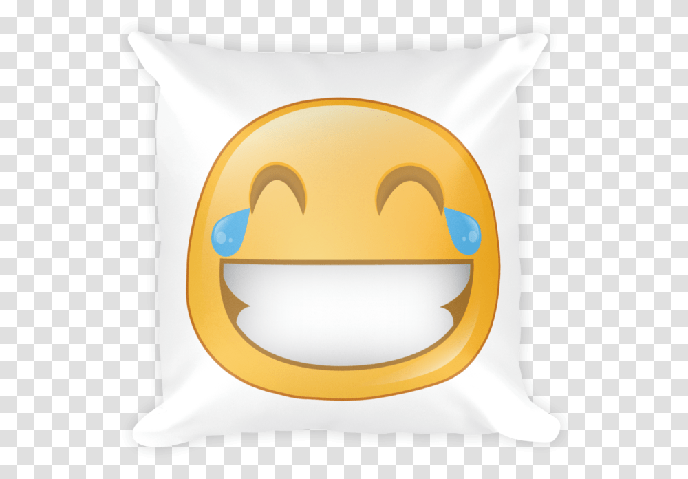 Expressive Laughing Square Stuffed Pillow Cushion, Diaper Transparent Png