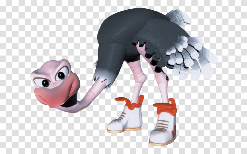 Expresso The Ostrich Donkey Kong Country Animals, Clothing, Bird, Shoe, Footwear Transparent Png