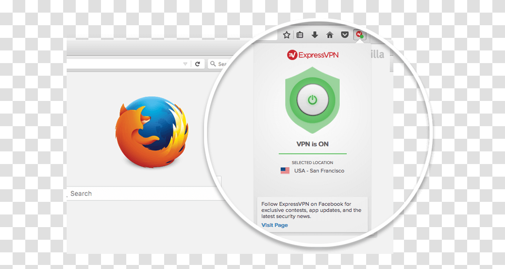 Expressvpn Firefox Addon Vpn For Firefox, Electronics, Disk, Computer, Logo Transparent Png