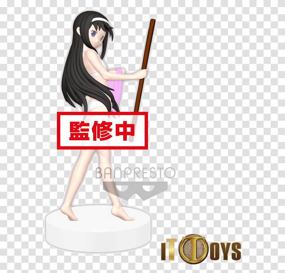Exq Figure Puella Magi Madoka Magica The Movie Rebellion Homura Akemi, Person, Human, Performer, Cleaning Transparent Png