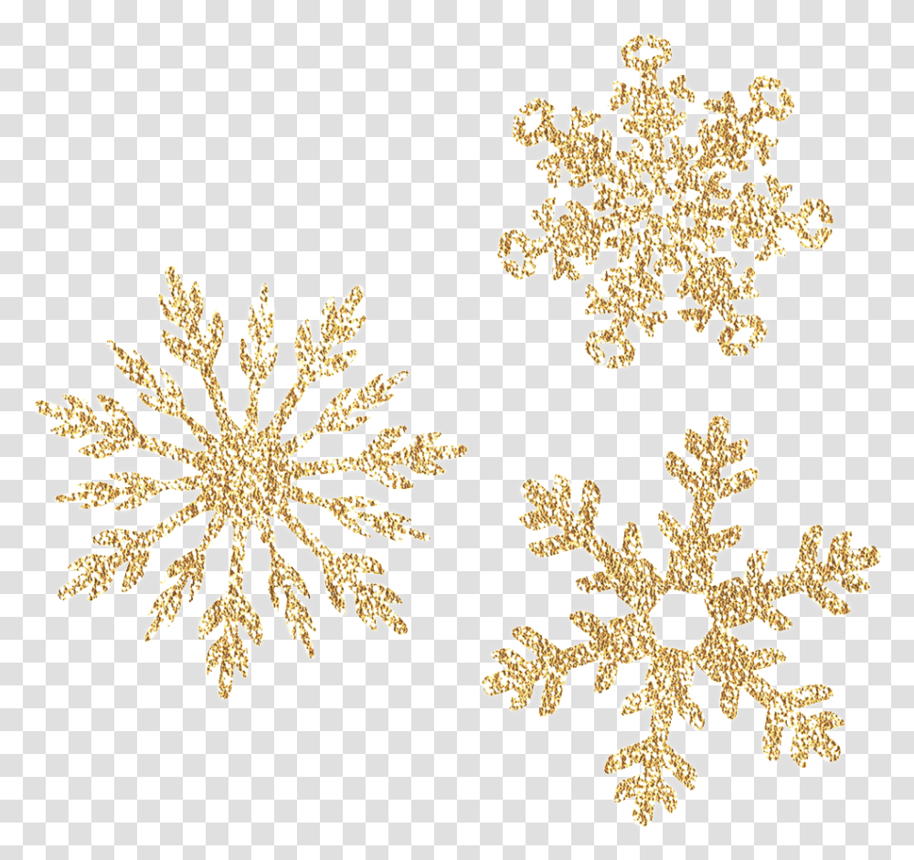Exquisite Golden Snowflake Background Gold Snowflakes, Chandelier, Lamp, Pattern Transparent Png