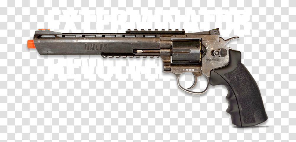 Exterminator Full Metal Airsoft Revolver Pistols At Dick's Sporting Goods, Gun, Weapon, Weaponry, Handgun Transparent Png