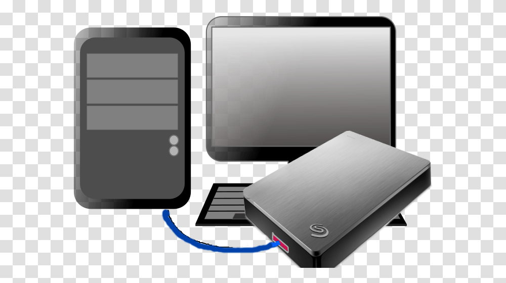 External Hd Protected Public Domain Clipart Computer Free, Electronics, Computer Hardware, Disk, Hard Disk Transparent Png