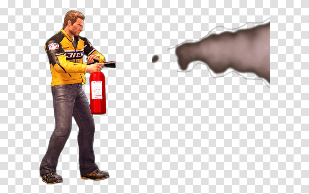 Extinguisher High Quality Image Dead Rising Fire Extinguisher, Person, Shoe, Pants Transparent Png