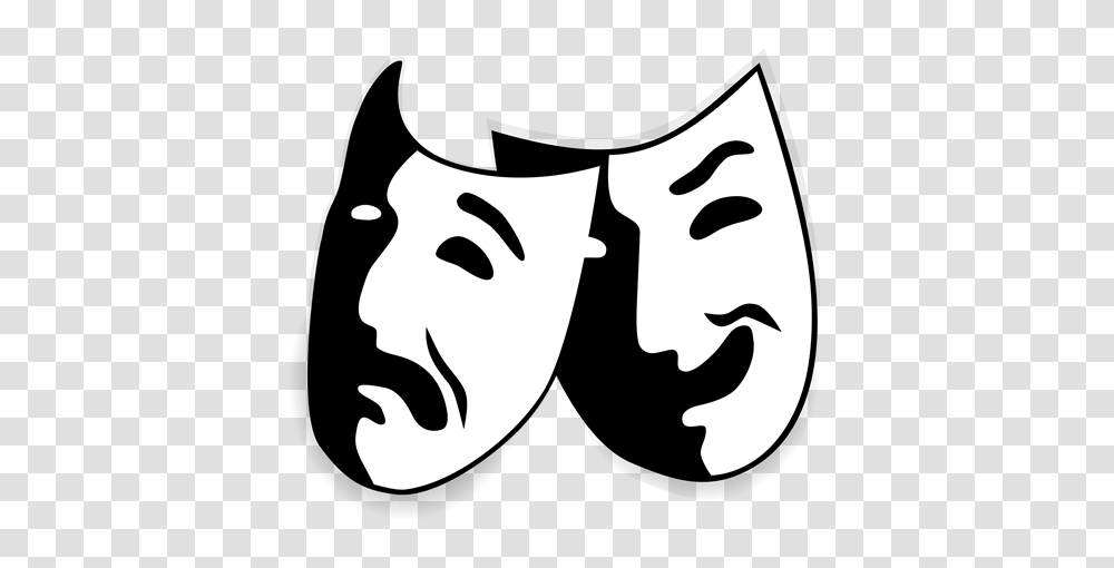 Extra Curriculars Drama Club, Stencil, Face, Label Transparent Png