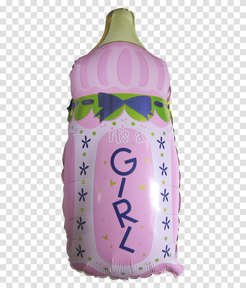 Extra Large Baby Shower Mylar Balloon Baby Bottle, Number Transparent Png