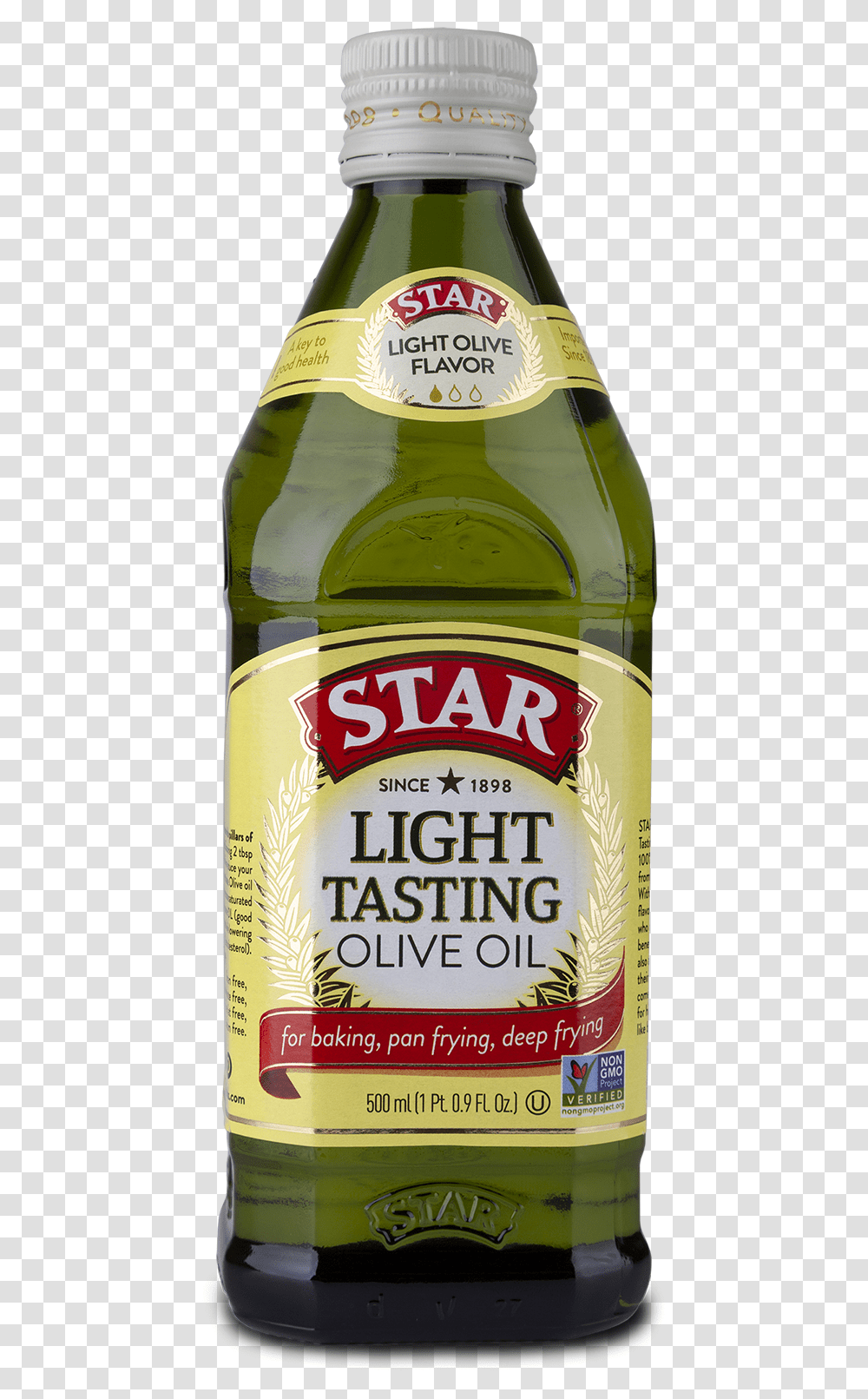 Extra Light Olive Oil Star Olive Oil, Alcohol, Beverage, Drink, Beer Transparent Png