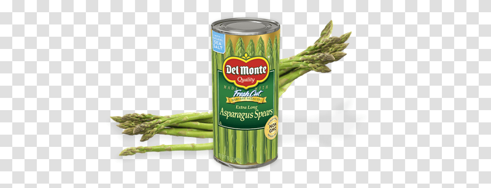 Extra Long Asparagus Spears Del Monte Foods Inc, Plant, Vegetable, Beer, Alcohol Transparent Png