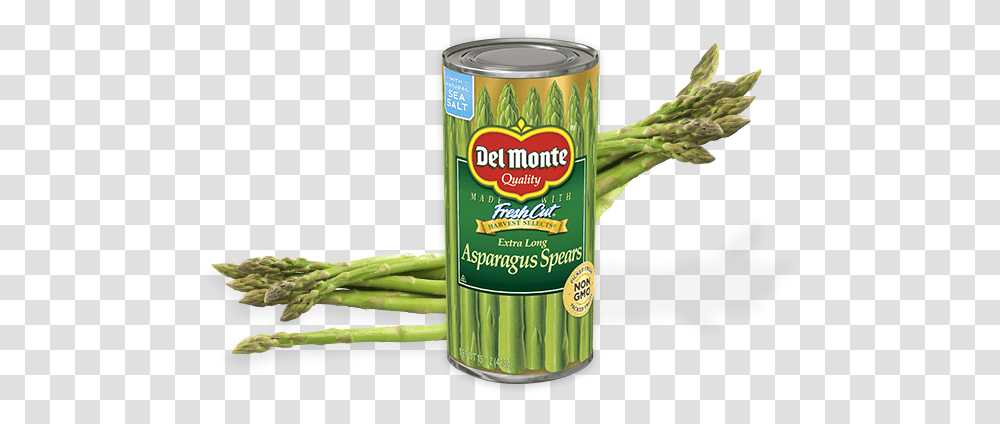 Extra Long Asparagus Spears Monte, Plant, Food, Tin, Produce Transparent Png
