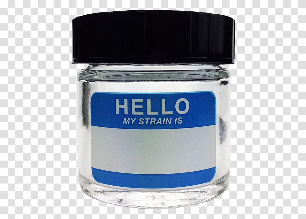 Extra Small Clear Screw Top Hello Hello My Name Is Orange, Label, Bottle, Paint Container Transparent Png