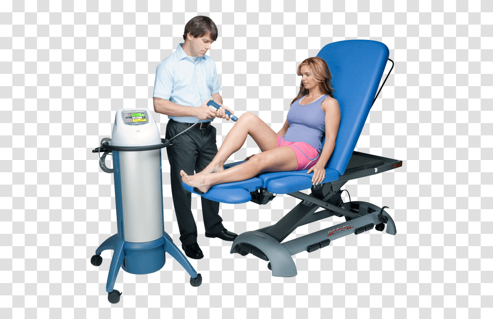 Extracorporeal Shockwave Therapy, Person, Patient, Sitting, Female Transparent Png